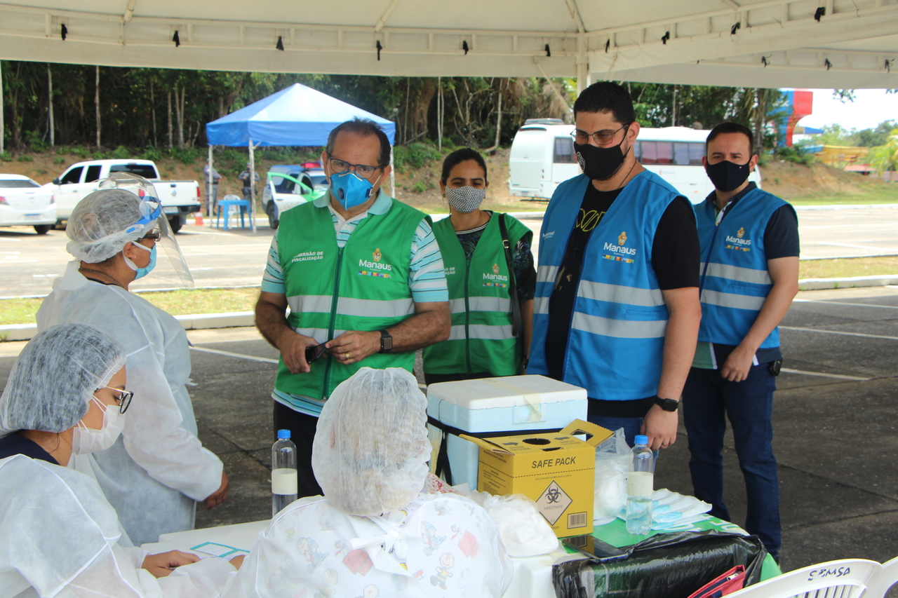 Comissão fiscaliza pontos de vacinação em Manaus: 'dentro da normalidade'