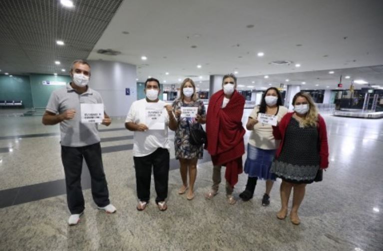 Recuperados da Covid-19 atendidos em outros estados voltam a Manaus