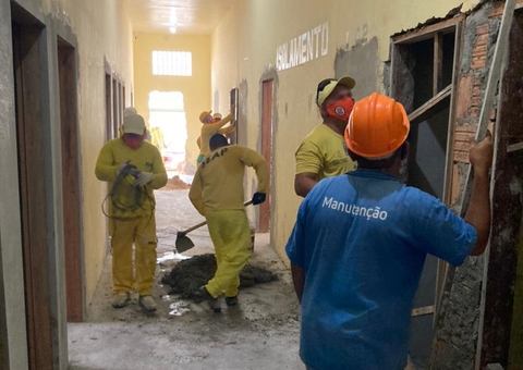 Internos realizam ampliação e reforma da UBS do Puraquequara