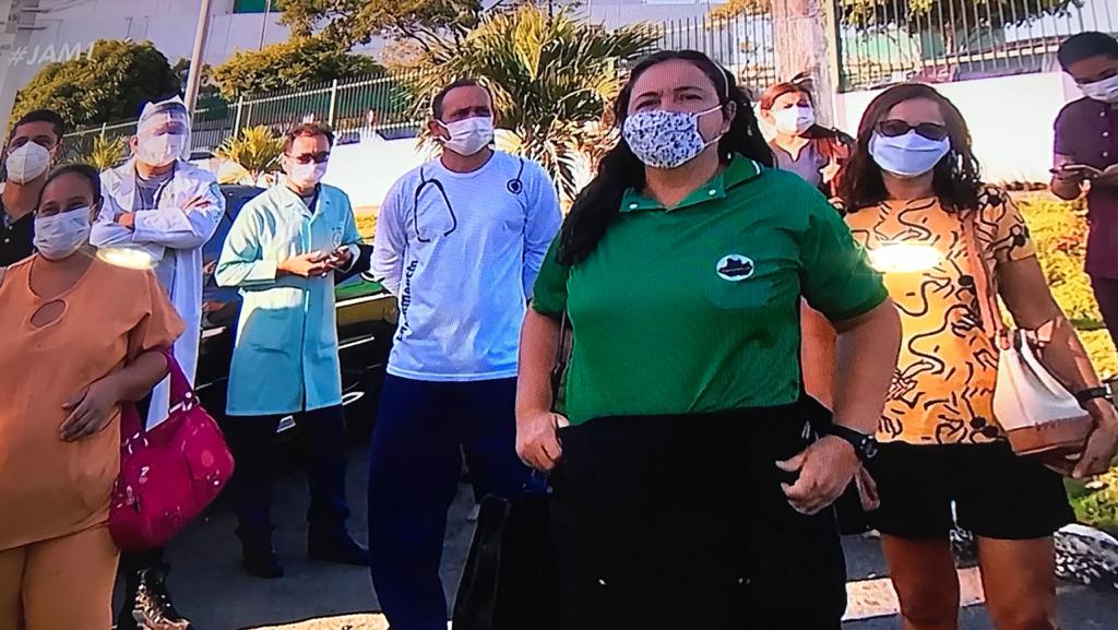 Profissionais de saúde reivindicam melhores condições de trabalho 