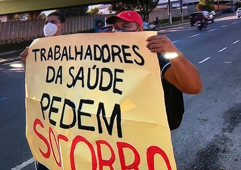 Profissionais de saúde reivindicam melhores condições de trabalho 
