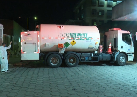 Carregamento de oxigênio vindo da Venezuela chega a Manaus