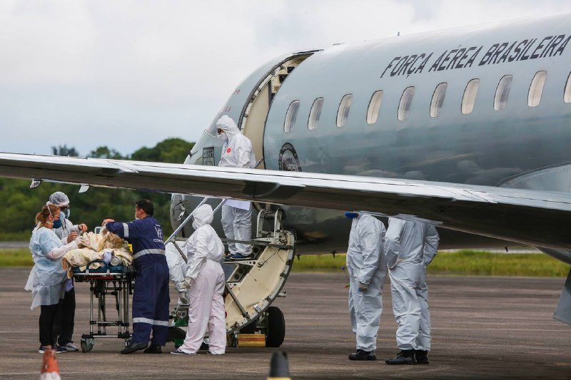 Mais 17 pacientes com covid-19 são transferidos de Manaus para Porto Alegre