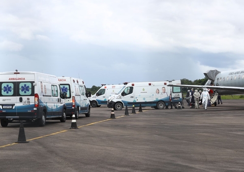 Amazonas transfere mais 11 pacientes com covid-19 para o Rio de Janeiro