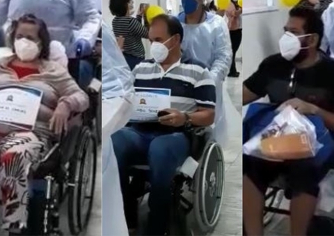 Pacientes de Manaus recuperados da Covid-19 têm alta no Espírito Santo
