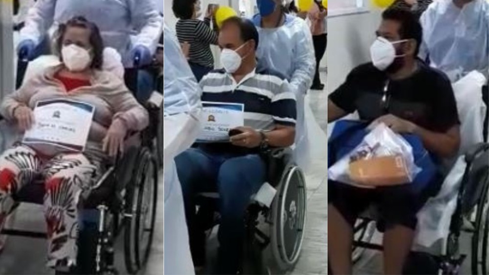 Pacientes de Manaus recuperados da Covid-19 têm alta no Espírito Santo