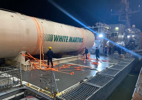 Balsa com mais de 90mil m³ de oxigênio chega nesta semana em Manaus