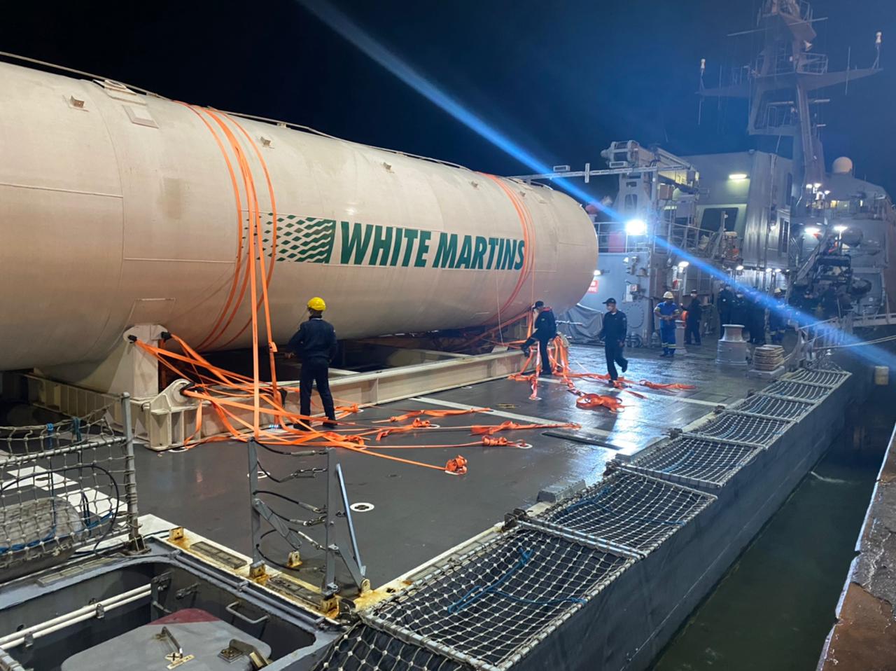 Balsa com mais de 90mil m³ de oxigênio chega nesta semana em Manaus