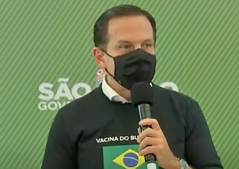 Amazonas vai receber 50 mil doses de vacina, anuncia João Doria