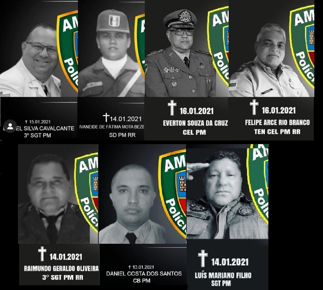 Polícias Civil e Militar perdem membros para Covid-19 em Manaus