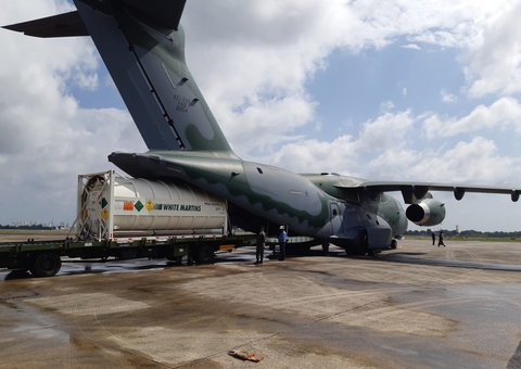 White Martins envia tanque com 90 mil metros cúbicos de oxigênio a Manaus