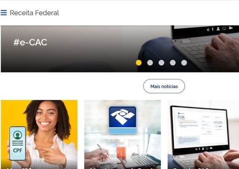 Receita Federal migra endereço virtual para portal único do governo