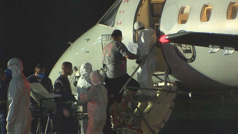 Mais 14 pacientes com covid-19 do Amazonas são transferidos para Natal