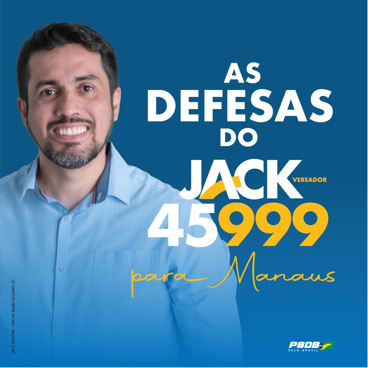 Jack defende fim dos luxos para vereadores na Câmara de Manaus