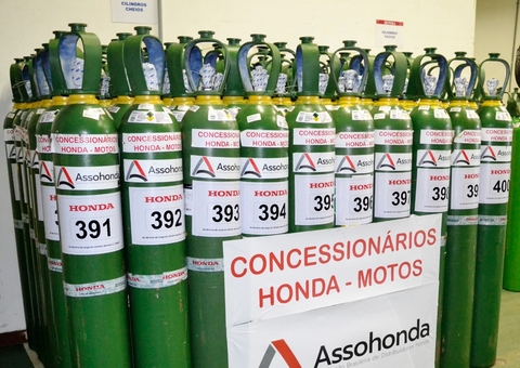 Rede de concessionárias doa mais de 4 mil cilindros de oxigênio ao Amazonas