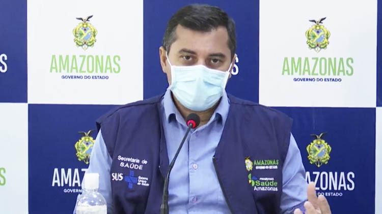 Amazonas vai receber 100 mil doses de vacina nesta semana, diz governador 