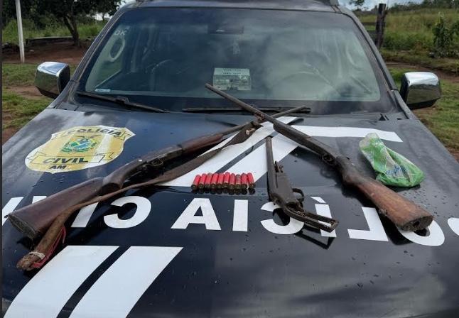 Suspeito de ameaçar matar vizinhos por disputa de terras é preso em Apuí