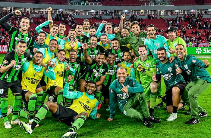 América-MG vence nos pênaltis e elimina o Inter da Copa do Brasil