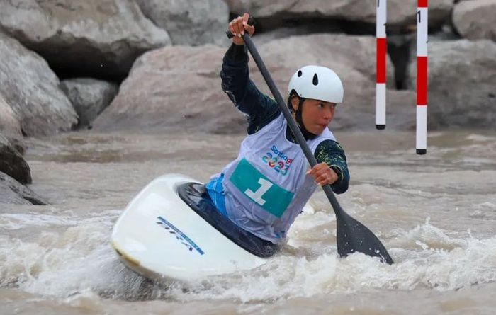 Ana Sátila leva ouro na canoagem slalom do Pan 2023