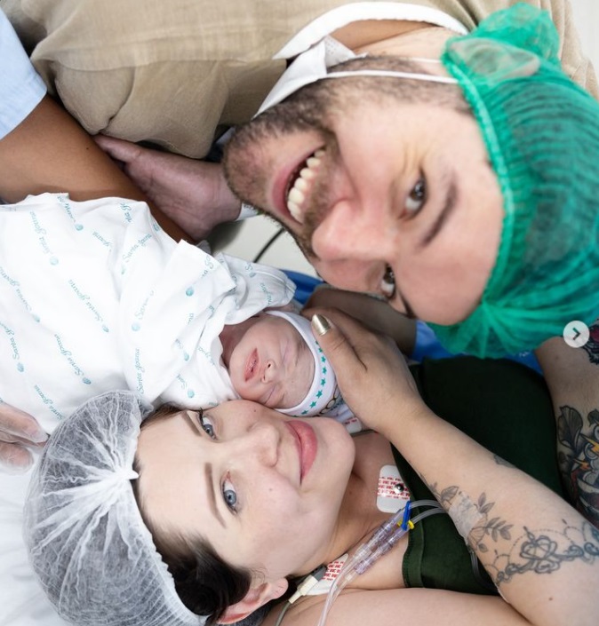 Filha de Andressa Ganacin e Nasser Rodrigues nasce prematuramente 