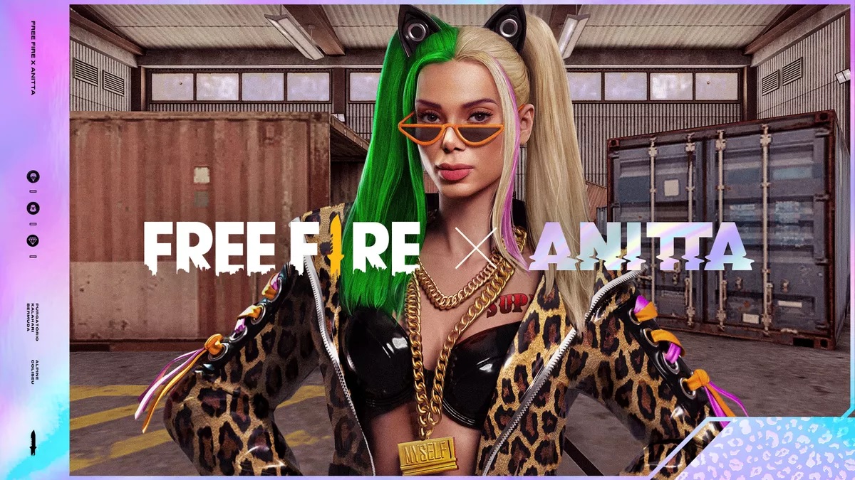 Anitta ganhará personagem no jogo 'Free Fire': 'A Patroa'