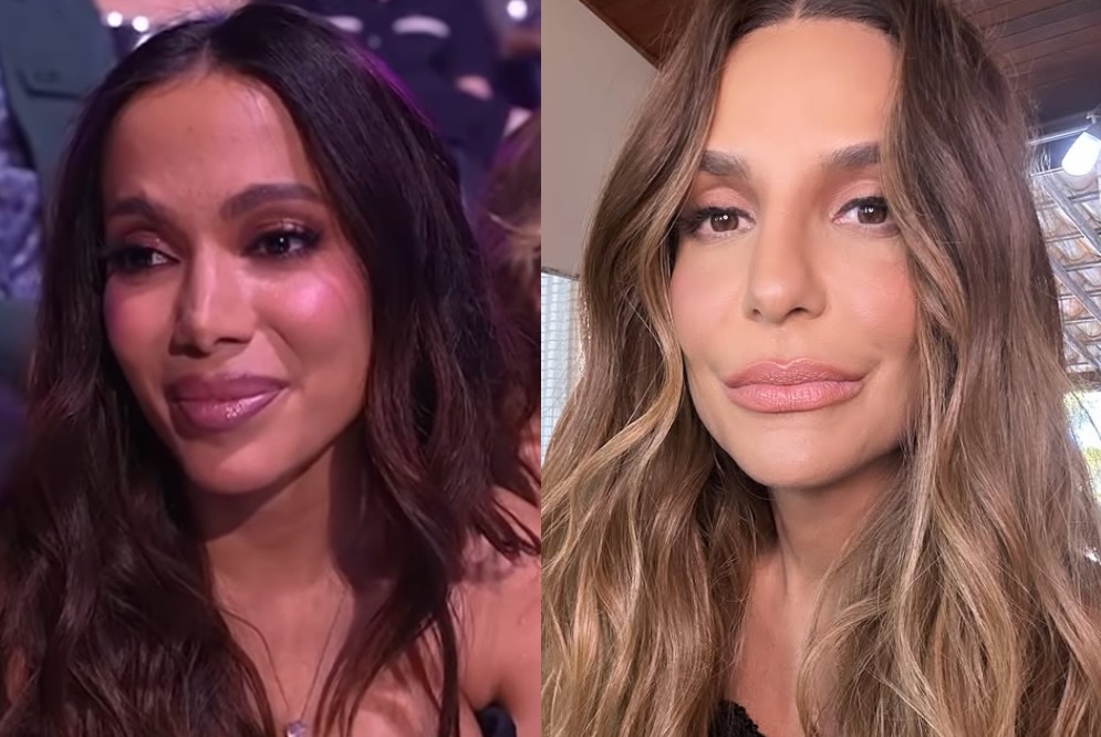 Anitta admite treta com Ivete Sangalo e enaltece cantora: "fui c*zona'