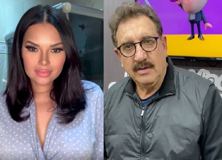 Ex BBB Ariadna acusa Ratinho de trair esposa com mulheres no camarim do SBT