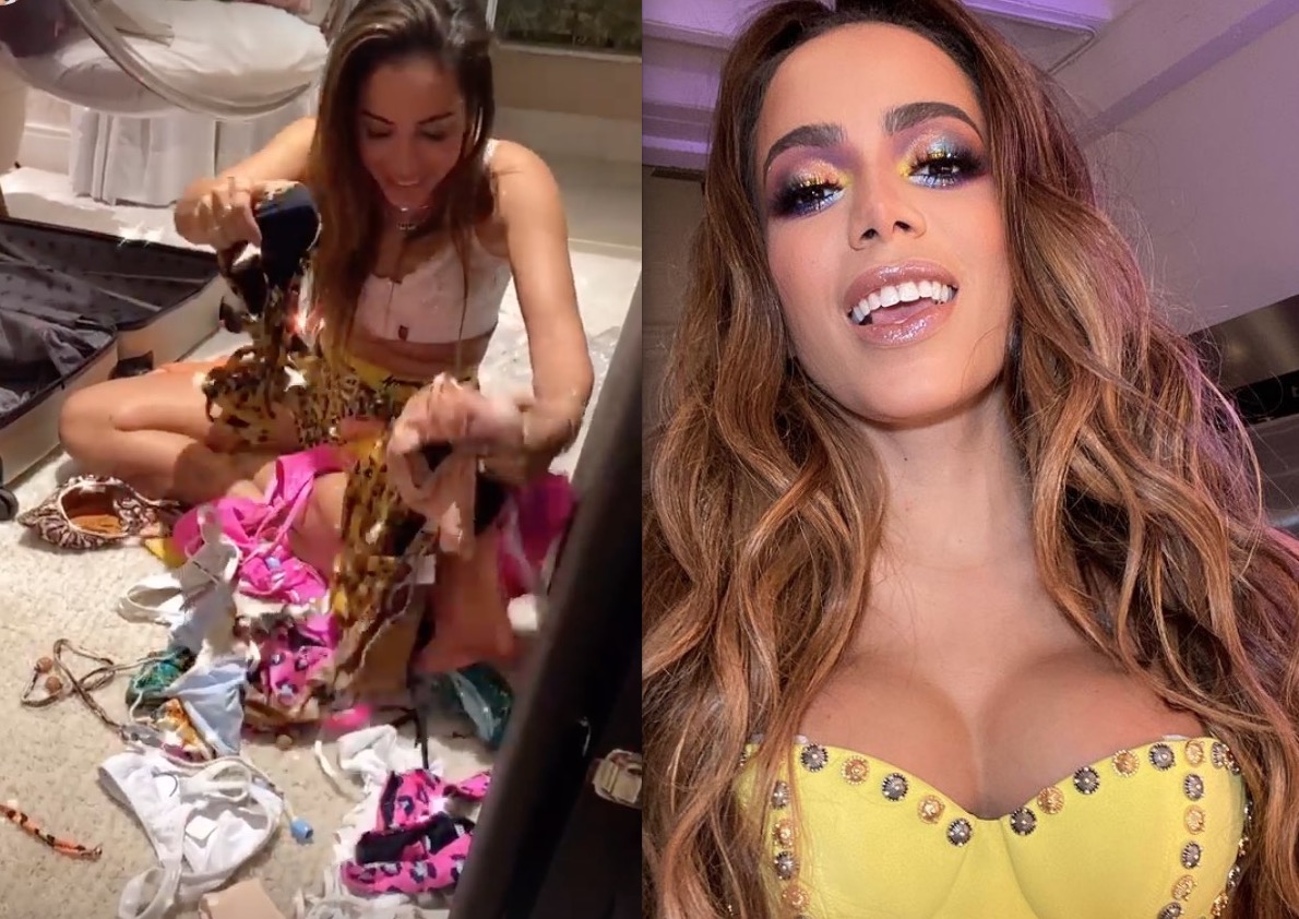Anitta arruma as malas para reality próprio e mostra ‘arsenal do sexo'