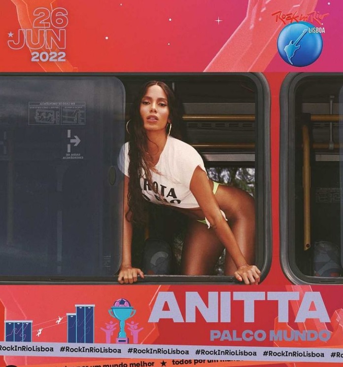 Anitta é confirmada no Rock in Rio Lisboa 2022