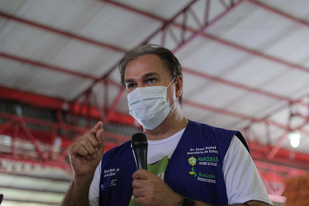 Anoar Samad faz alerta sobre aumento de casos de Covid no Amazonas