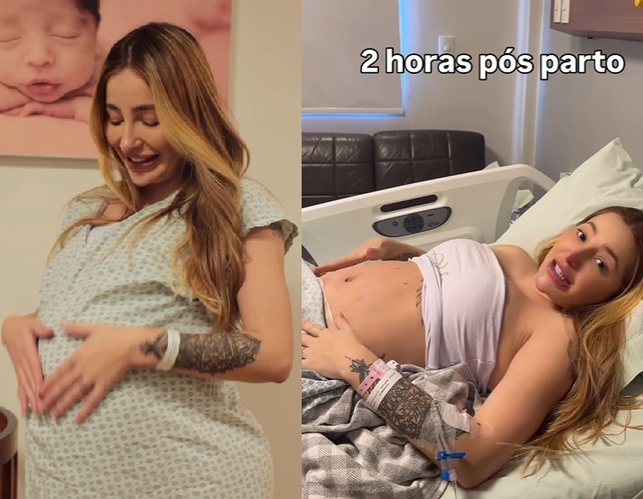 Acompanhante Any Awuada dá à luz meses após polêmica com Neymar