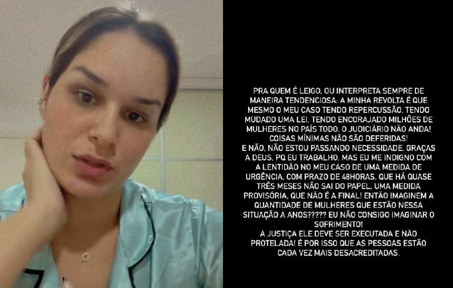 Pamella Holanda pede que Justiça seja mais rápida no caso com DJ Ivis