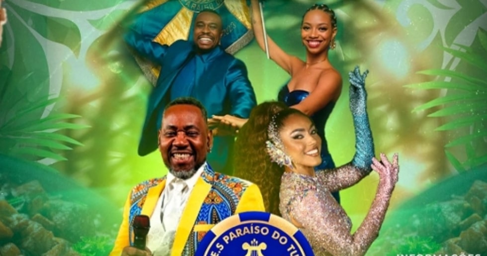 Gresmi Aparecida recebe intérprete e rainha de bateria do Paraíso do Tuiuti