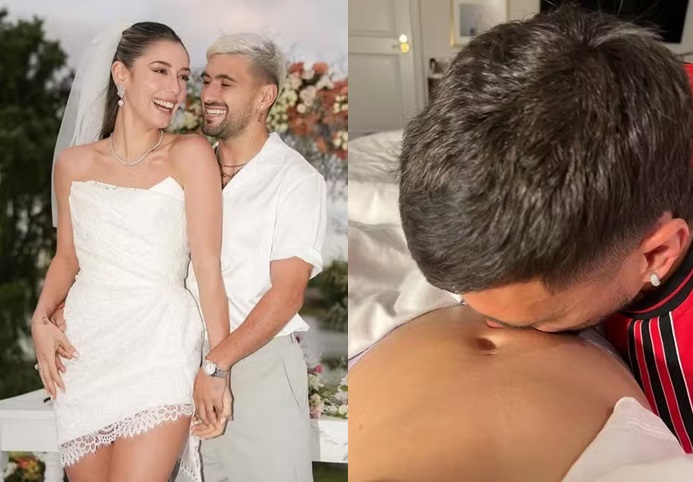 Arrascaeta anuncia gravidez do primeiro filho após eliminação do Flamengo