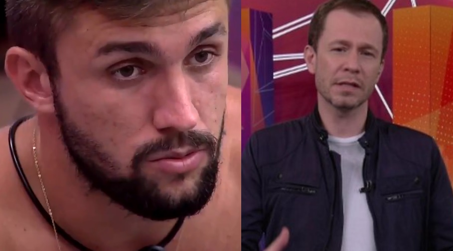 Arthur reclama de Tiago Leifert e faz desabafo: 'já to saturado' 