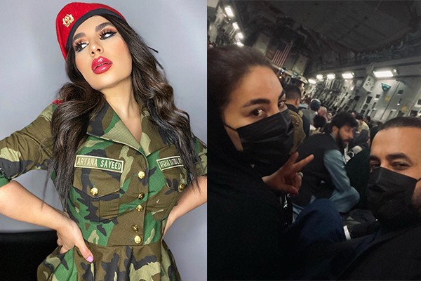 Estrela pop do Afeganistão foge em avião de carga dos Estados Unidos