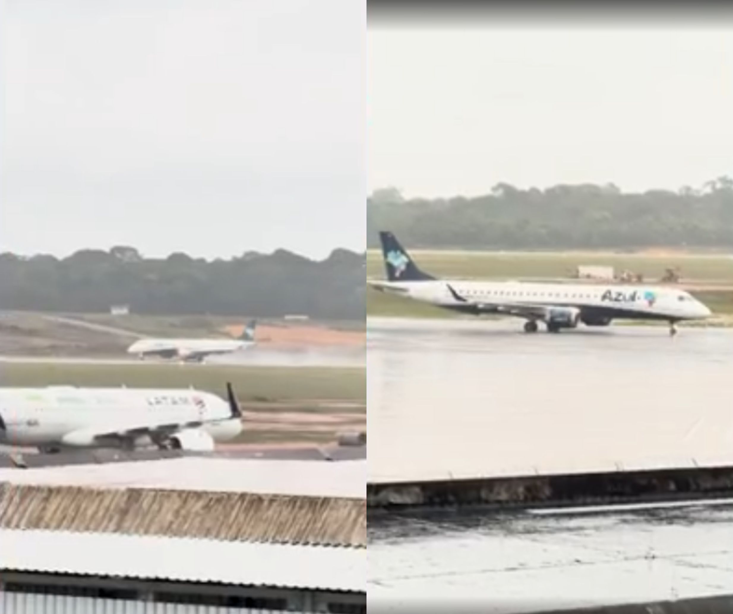 Avião faz pouso de emergência em Manaus após colidir com pássaros