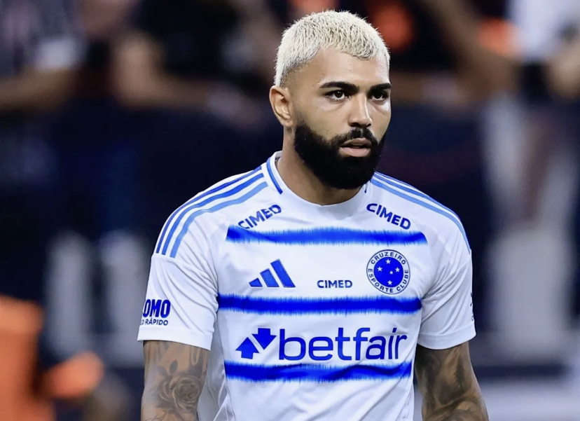 Gabigol não retorna para BH com delegação do Cruzeiro após eliminação