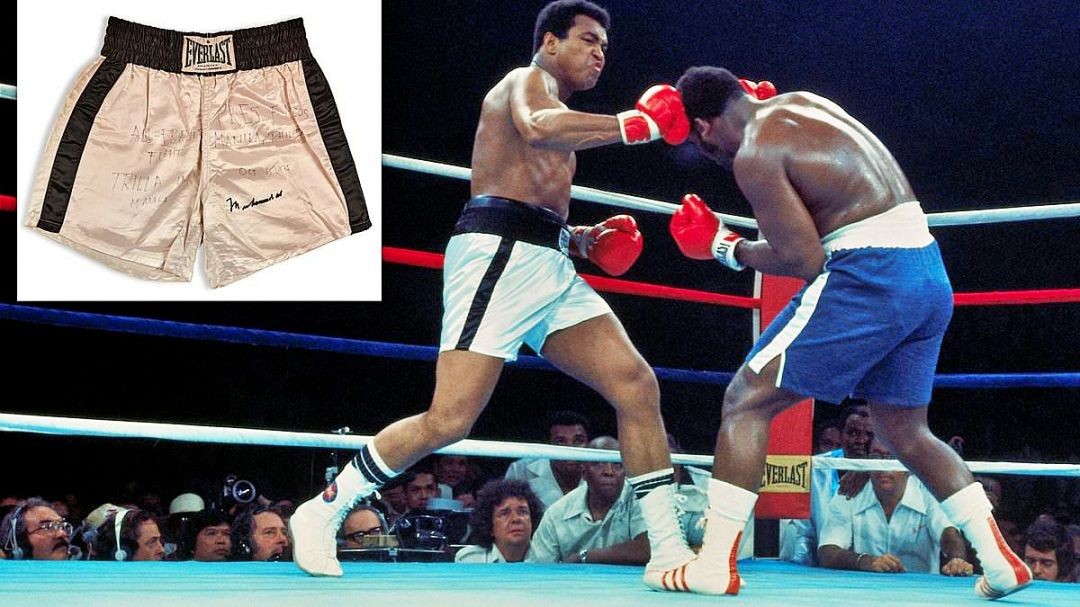 Calção usado por Muhammad Ali contra Joe Frazier recebe lance de R$ 19 milhões
