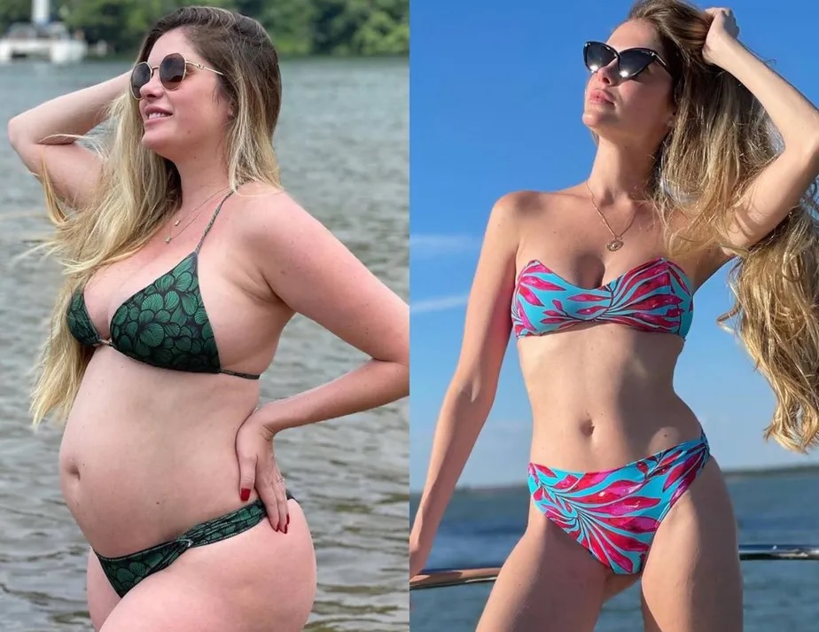 Bárbara Evans rebate críticas por perder 25 kg após gravidez