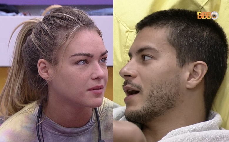 BBB 22: Arthur fala de propósito sobre jogo com Bárbara para fofoca chegar a Jade