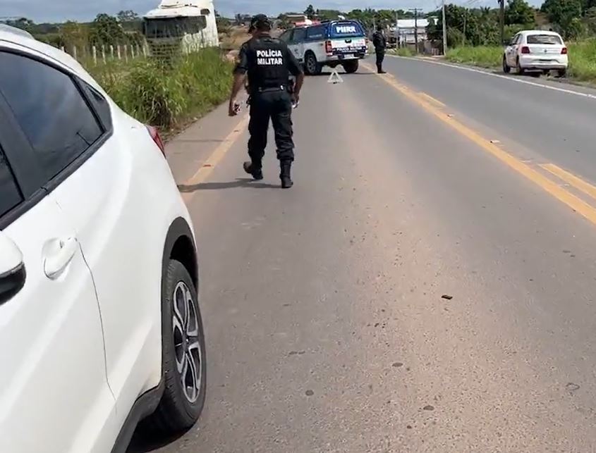Crianças indígenas são atropeladas ao tentar atravessar a BR-174