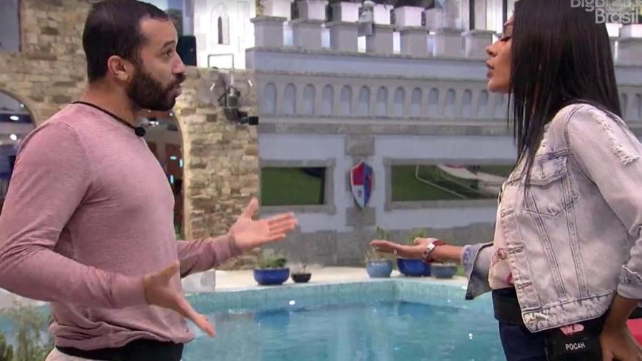 Vídeo: Pocah e Gil 'batem boca' após jogo da discórdia no BBB21 