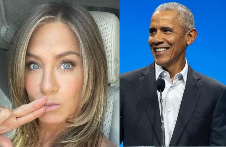 Jennifer Aniston fala sobre boatos de ter sido amante de Barack Obama