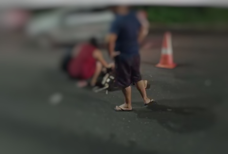 Mulher é atropelada ao tentar atravessar a Av. Cosme Ferreira 