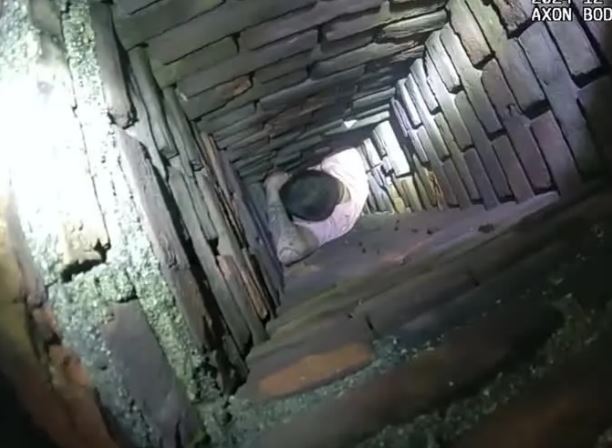 Homem tenta fuga inusitada e acaba preso em casa