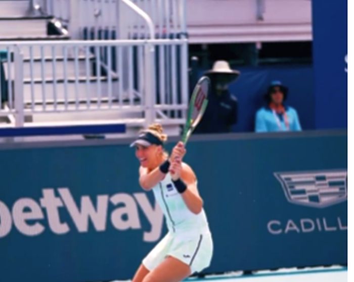 Evolução da força física de Bia Haddad impressiona