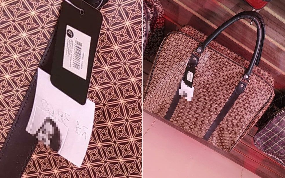 Loja se confunde e usa currículo de jovem como etiqueta de preço 