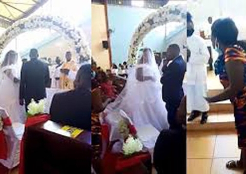 Homem é flagrado pela esposa ao se casar com outra mulher; vídeo