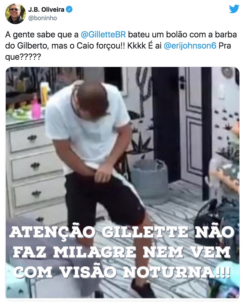 Boninho tira sarro de Caio após cortar o pênis: ‘imaginem quanto pelo'